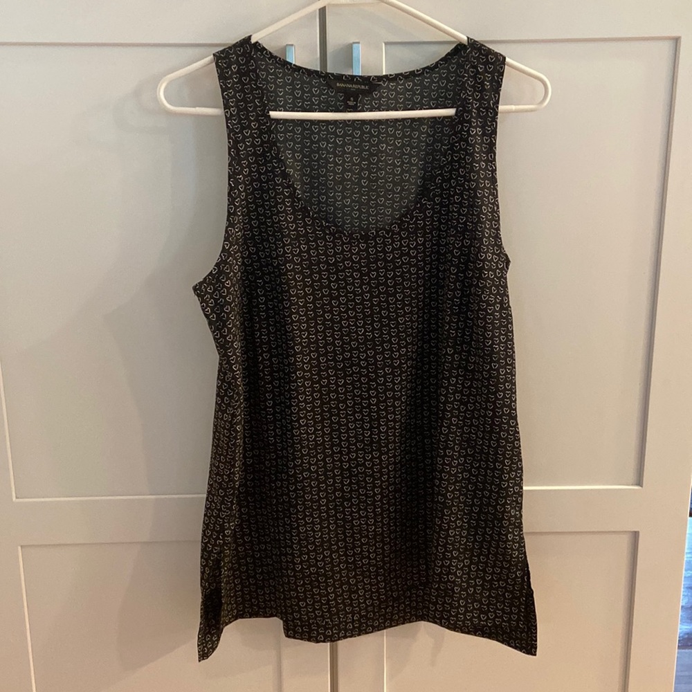 NWOT Banana Republic Heart Tank, S